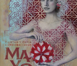 Cartel Fiestas y Feria de Córdoba 2025 — Marta F. Jódar Reproducción fotográfica del cartel de la Feria de Córdoba 2025 de Marta F. Jódar